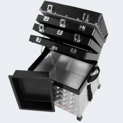 Boîte De Pêche Et Siège | 4 Niveaux | Grand Compartiment Principal | Aluminium -Célèbre Pêche Magasin boite de peche et siege 4 niveaux grand compartiment principal aluminium 3