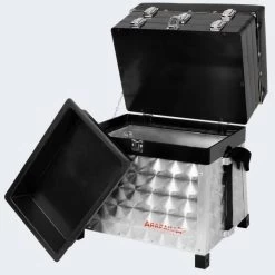 Boîte De Pêche Et Siège | 4 Niveaux | Grand Compartiment Principal | Aluminium -Célèbre Pêche Magasin boite de peche et siege 4 niveaux grand compartiment principal aluminium 4