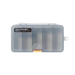 Boîte De Rangement Savage Gear Lurebox Smoke (Cassette A - 13,8 X 7,7 X 3,1 Cm)
