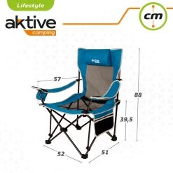 Chaise Longue Pliante De Camping Aktive -Célèbre Pêche Magasin chaise longue pliante de camping aktive 6
