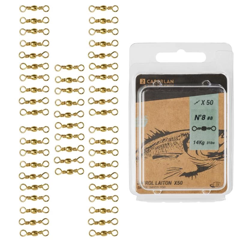 Émerillon Pêche En Mer Swivel Brass SW ROL LAITON X50 4 Émerillon Pêche En Mer Swivel Brass SW ROL LAITON X50 – Image 4