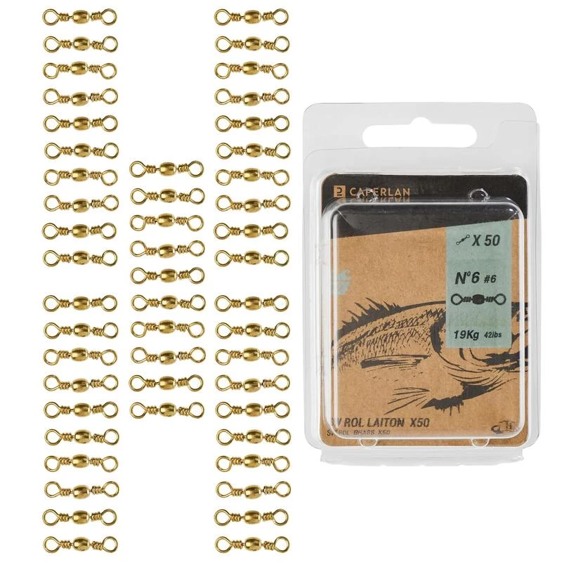 Émerillon Pêche En Mer Swivel Brass SW ROL LAITON X50 1 Émerillon Pêche En Mer Swivel Brass SW ROL LAITON X50