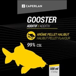 GOOSTER ADDITIV LIQUIDE PELLET HALIBUT 500ML -Célèbre Pêche Magasin gooster additiv liquide pellet halibut 500ml 2