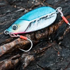 JIG Biastos Slow 90gr BLEU PHOSPHO Pêche Au Jigging -Célèbre Pêche Magasin jig biastos slow 90gr bleu phospho peche au jigging 5