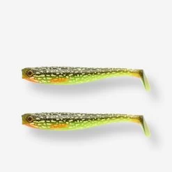 LEURRE SOUPLE BROCHET SHAD ROGEN 160 FIREPIKE X2