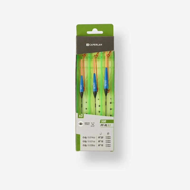 LOT DE 3 LIGNES MONTEES POUR LA PECHE AU COUP EN ETANG RL500 L1 0,4g 0,6g 0,8g 1 LOT DE 3 LIGNES MONTEES POUR LA PECHE AU COUP EN ETANG RL500 L1 0,4g 0,6g 0,8g