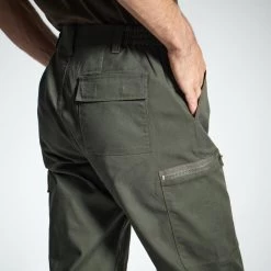 PANTALON CARGO RESISTANT STEPPE 300 VERT -Célèbre Pêche Magasin pantalon cargo resistant steppe 300 vert 4