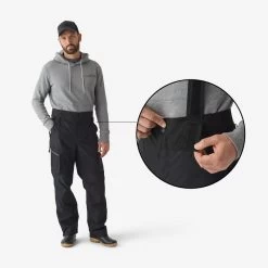 Pantalon De Pêche Imperméable Homme - FT 500 WPF Noir -Célèbre Pêche Magasin pantalon de peche impermeable homme ft 500 wpf noir 2
