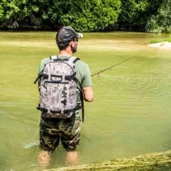 Sac De Pêche étanche 25 Litres Avec Système De 2 Fermetures éclair - CAMO -Célèbre Pêche Magasin sac de peche etanche 25 litres avec systeme de 2 fermetures eclair camo 2