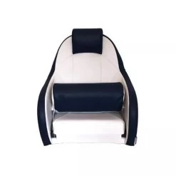 SIÈGE PILOTE DELUXE - BLANC / BLEU -Célèbre Pêche Magasin siege pilote deluxe blanc bleu 2