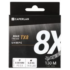 TRESSE PECHE AUX LEURRES TX8 GRIS 130M -Célèbre Pêche Magasin tresse peche aux leurres tx8 gris 130m 2
