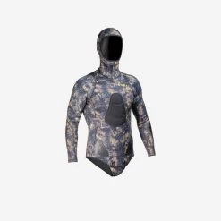 Veste SPF500 3mm Néoprène Refendu Camouflage De Chasse Sous-marine Apnée